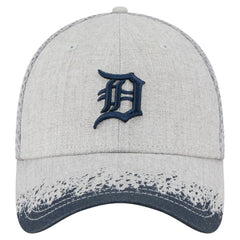 Detroit Tigers Visor Paint Splatter 39THIRTY Flex Hat Gray | New Era