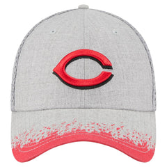 Cincinnati Reds Visor Paint Splatter 39THIRTY Flex Hat Gray | New Era