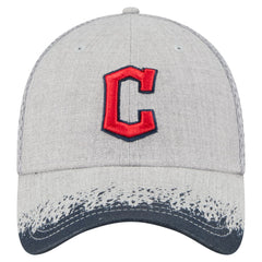 Cleveland Guardians Visor Paint Splatter 39THIRTY Flex Hat Gray | New Era