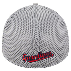 Cleveland Guardians Visor Paint Splatter 39THIRTY Flex Hat Gray | New Era