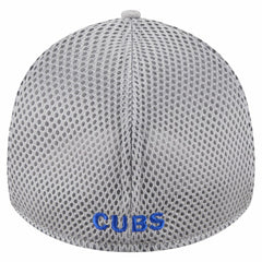 Chicago Cubs Visor Paint Splatter 39THIRTY Flex Hat Gray | New Era