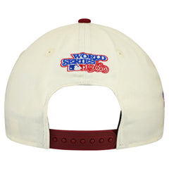 Philadelphia Phillies World Series 9FORTY M-Crown A-Frame Adjustable Hat Cream/Red | New Era