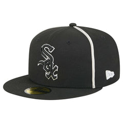 Chicago White Sox Soutache 59FIFTY Fitted Hat Black | New Era