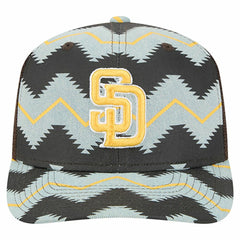 San Diego Padres Aztec Denim 9SEVENTY Adjustable Hat Denim/Brown | New Era