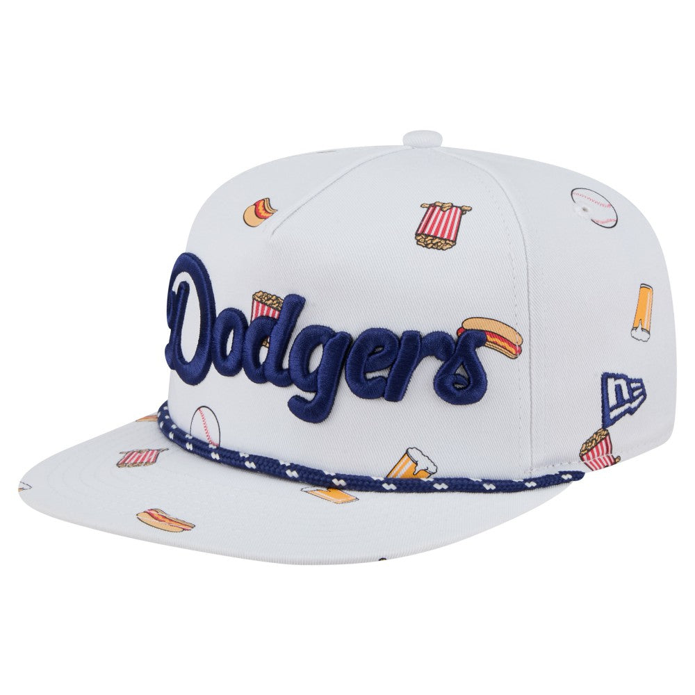 Los Angeles Dodgers Team Cheer Rope 19TWENTY Adjustable Hat White | New Era