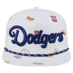 Los Angeles Dodgers Team Cheer Rope 19TWENTY Adjustable Hat White | New Era