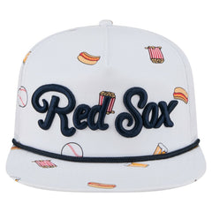 Boston Red Sox Team Cheer Rope 19TWENTY Adjustable Hat White | New Era