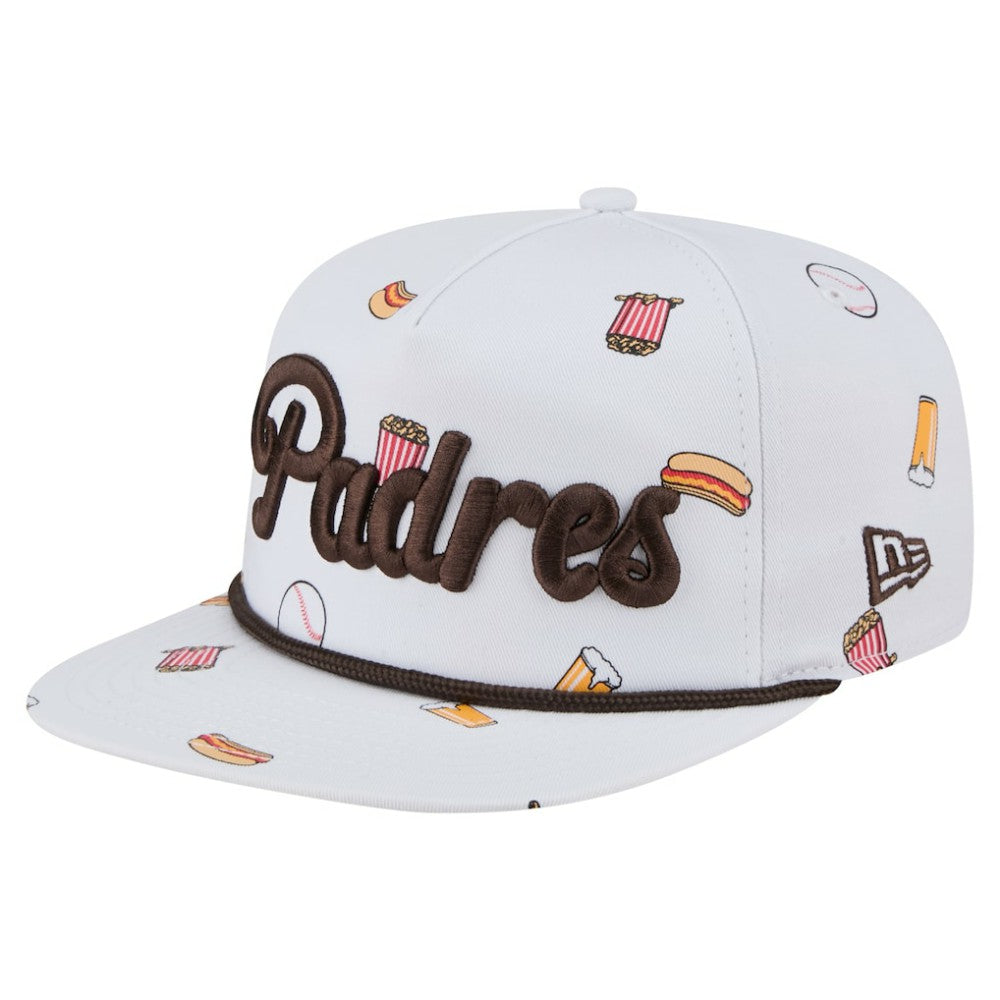 San Diego Padres Team Cheer Rope 19TWENTY Adjustable Hat White | New Era