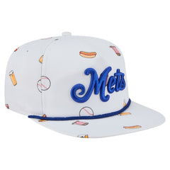 New York Mets Team Cheer Rope 19TWENTY Adjustable Hat White | New Era