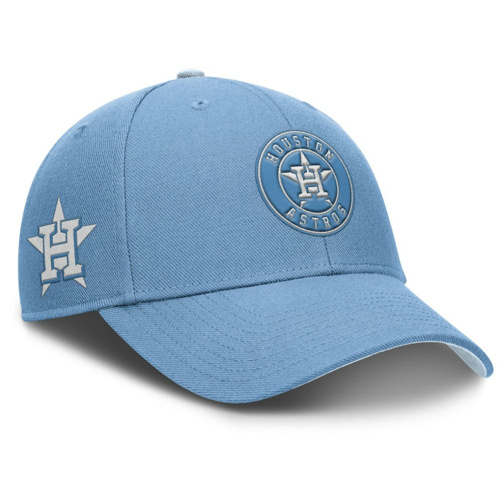 Houston Astros Rise Dri-Fit Adjustable Hat Light Blue | Nike