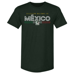 Mexico National Team 500 Level Inline Premium Tri-Blend T-Shirt Forest Green