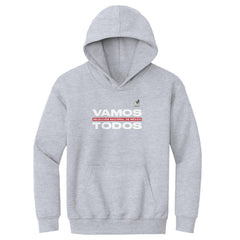Mexico National Team 500 Level Youth Vamos Todos Pullover Hoodie Gray