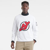 New Jersey Devils Todd Snyder Heavyweight Long Sleeve Jersey Style T-Shirt White
