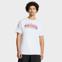 Florida Panthers Fanatics Play Distressed Wordmark Stadium Slub T-Shirt White