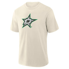 Dallas Stars Fanatics Stadium Slub T-Shirt Cream