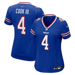 James Cook III Buffalo Bills Women's Team Game Jersey - Royal