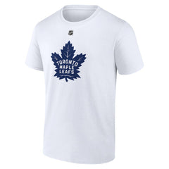 Auston Matthews Toronto Maple Leafs Fanatics Authentic Stack Name & Number T-Shirt White