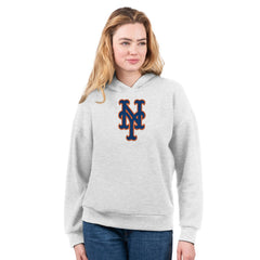 New York Mets G-III 4Her by Carl Banks Women's T-Shirt and Hoodie Combo Pack Royal/Bright Heather Ceramic | New Era