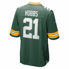 Nate Hobbs Green Bay Packers Team Game Jersey - Green