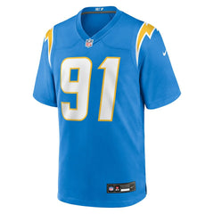 Da'Shawn Hand Los Angeles Chargers Team Game Jersey - Powder Blue