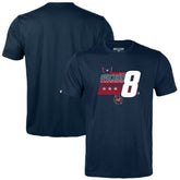 Alexander Ovechkin Washington Capitals Levelwear Youth NHL All-Time Leading Goal Scorer Milestone Stripes Name & Number Little Richmond T-Shirt Navy