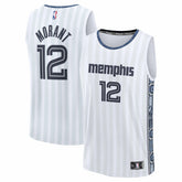 Ja Morant Memphis Grizzlies Youth 2025/26 City Edition Fast Break Jersey - White
