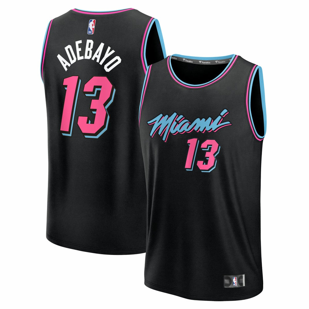 Bam Adebayo Miami Heat Youth 2025/26 City Edition Fast Break Jersey - Black