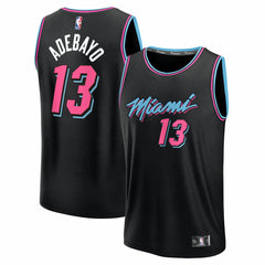 Bam Adebayo Miami Heat Youth 2025/26 City Edition Fast Break Jersey - Black