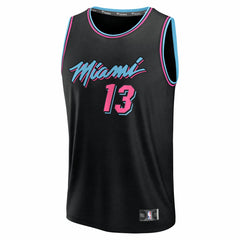 Bam Adebayo Miami Heat Youth 2025/26 City Edition Fast Break Jersey - Black