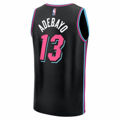 Bam Adebayo Miami Heat Youth 2025/26 City Edition Fast Break Jersey - Black