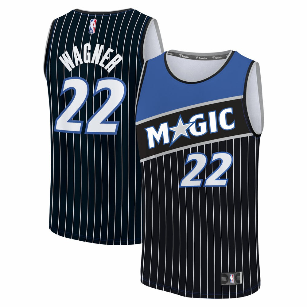 Franz Wagner Orlando Magic Fast Break Jersey - Statement Edition - Black