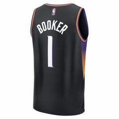 Devin Booker Phoenix Suns Fast Break Jersey - Statement Edition - Black