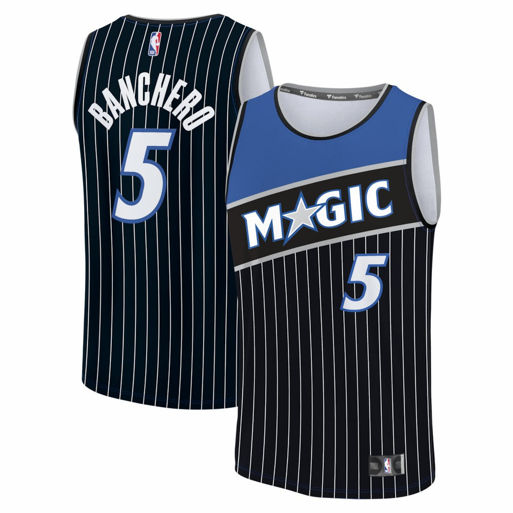 Paolo Banchero Orlando Magic Youth Fast Break Jersey - Statement Edition - Black