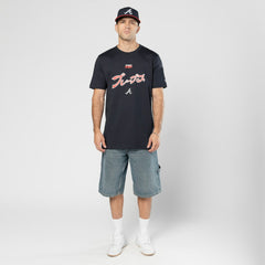 Atlanta Braves x Hyperfly T-Shirt Navy | New Era