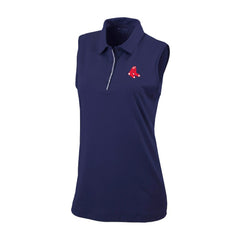 Boston Red Sox Women's Tend The Ball Sleeveless Polo Navy | Columbia