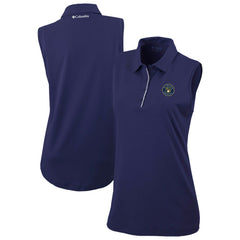 Milwaukee Brewers Women's Tend The Ball Sleeveless Polo Navy | Columbia