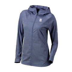 Detroit Tigers Women's Half Shot Full-Zip Hoodie Navy | Columbia