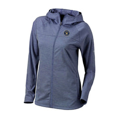 Milwaukee Brewers Women's Half Shot Full-Zip Hoodie Navy | Columbia