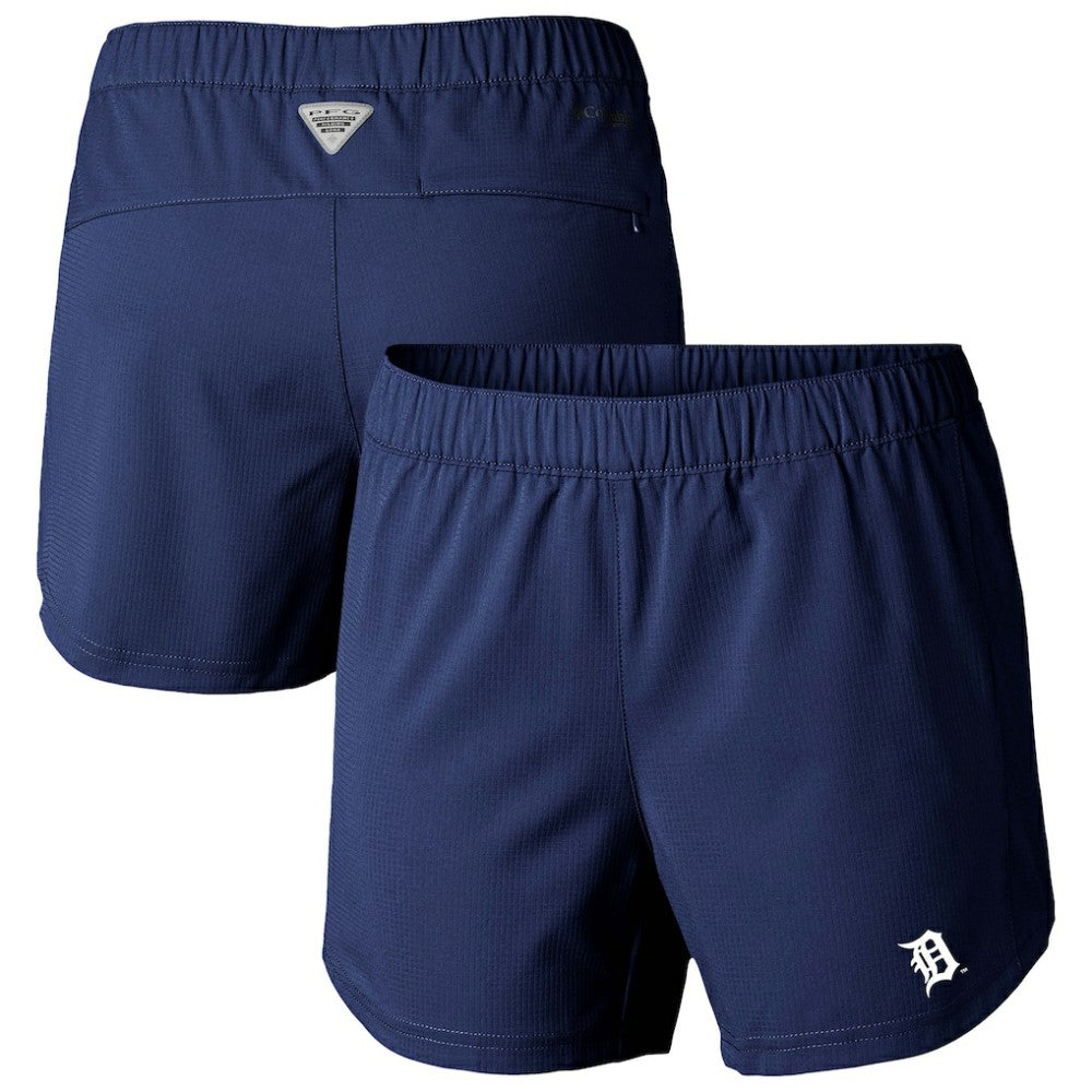 Detroit Tigers Women's Tamiami Pull-On Shorts Navy | Columbia