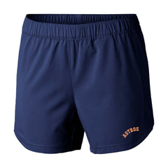 Houston Astros Women's Tamiami Pull-On Shorts Navy | Columbia