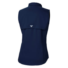 Cleveland Guardians Women's Tamiami Sleeveless Shirt Navy | Columbia