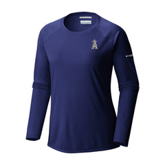 Los Angeles Angels Tidal Tee II Long Sleeve T-Shirt Navy | Columbia