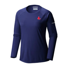 Boston Red Sox Tidal Tee II Long Sleeve T-Shirt Navy | Columbia
