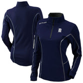 Detroit Tigers Shotgun Quarter-Zip Top Navy | Columbia