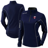 Minnesota Twins Shotgun Quarter-Zip Top Navy | Columbia