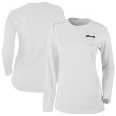 Miami Marlins Shotgun Long Sleeve T-Shirt White | Columbia