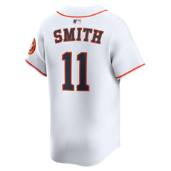 Cam Smith #11 Houston Astros Home Limited Player Jersey - White