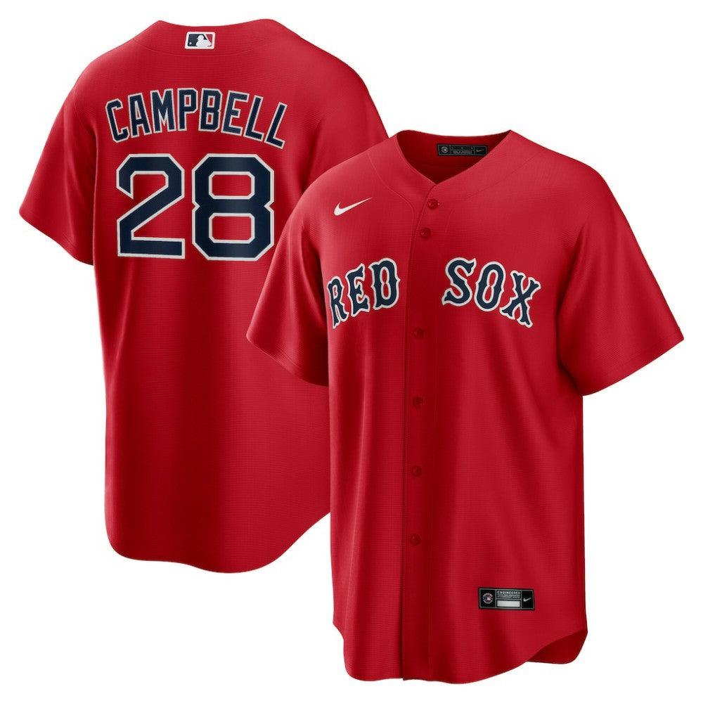 Kristian Campbell Boston Red Sox Alternate Replica Jersey - Red