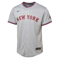 New York Mets Youth Road Limited Jersey - Gray