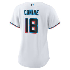 Griffin Conine Miami Marlins Women's Home Replica Jersey White | Nike
